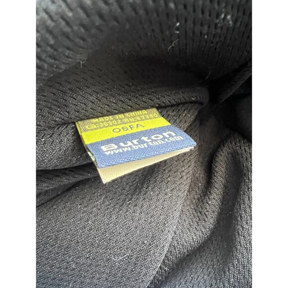 Burton Knit Earflap Hat Beanie Tie Chunky Knit Snowboard Brown Gray - Picture 5 of 7